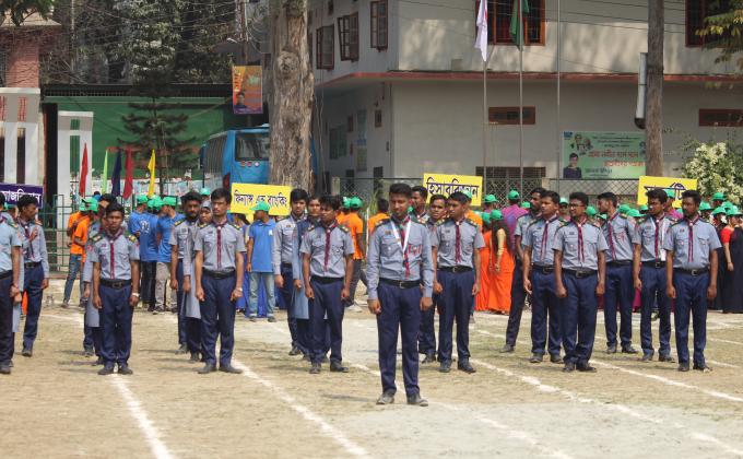 মার্চ পাস্ট ও গার্ড অব অনার