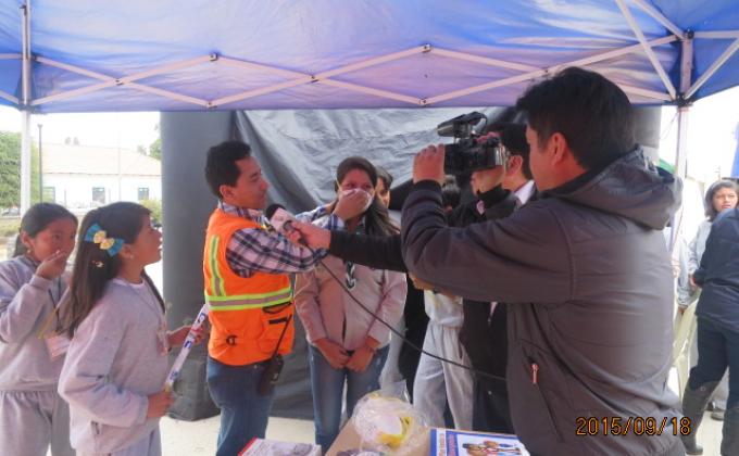 Ayuda Comunitaria (Amenaza Volcán Cotopaxi) con Gestión de Riesgos