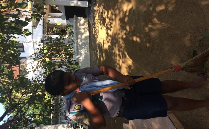 temple cleaning project