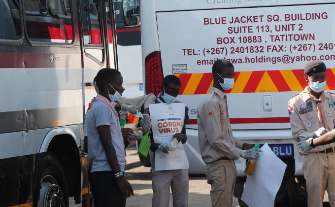  FRANCISTOWN SCOUTS REACHING OUT FOR COVID-19 PREVENTION