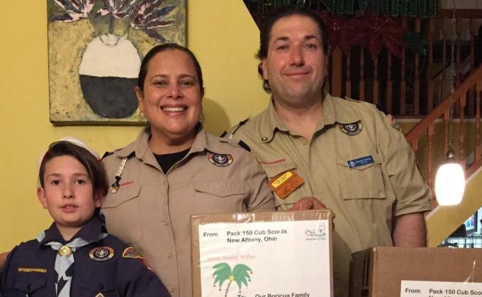 Hurricane Maria relief for Scouts and their families