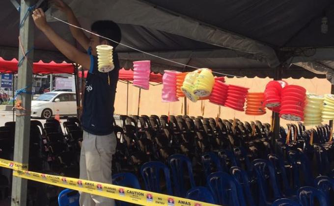 Malam kebudayaan cina pesta tanglung