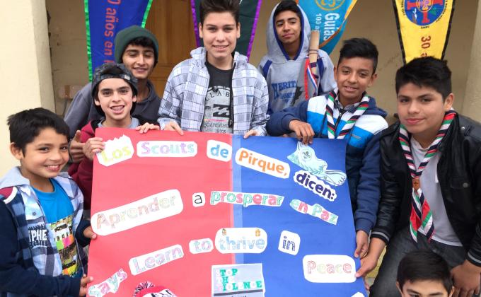 Los Scouts de Pirque dicen: Aprender a Prosperar en Paz / Says: Learn to Thrive in Peace