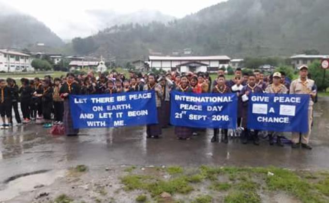 conveying the message of international peace day 