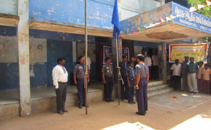 NEW TROOP INAUGURATION