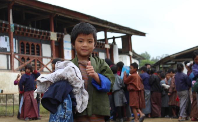 clothes Distribution at Sha Taksha Primary School