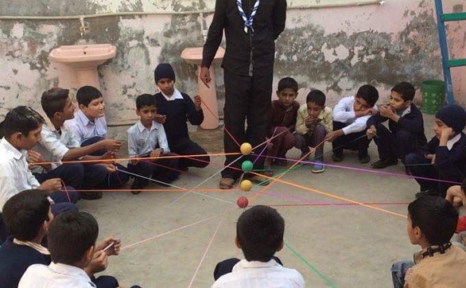 MOP ROAD SHOW activities in Al_Mustafa_High_School Sidhupura Faisalabad. 