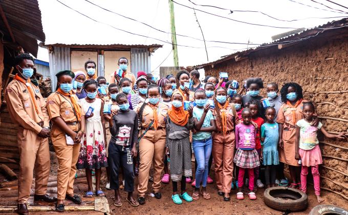 SCOUTS IN KENYA CHAMPIONING FOR MENSTRUAL HEALTH EDUCATION FOR THE VULNERABLE GROUPS 