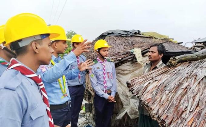 ঘুর্ণিঝড় বুলবুল মোকাবিলায় ডিজাস্টার রেসপন্স টিমের কার্যক্রম