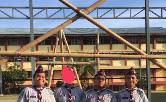 Sukarelawan Memasak Kem Keahlian Pengakap 87 Gombak