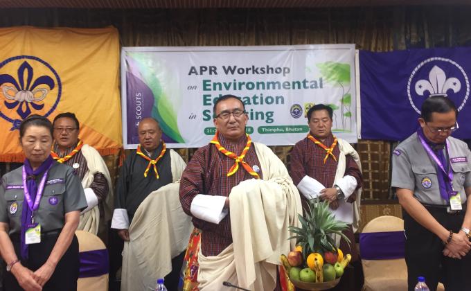 "Bhutan hosts the 8th APR Workshop on Environmental Education in Scouting" 21- 25 August 2018