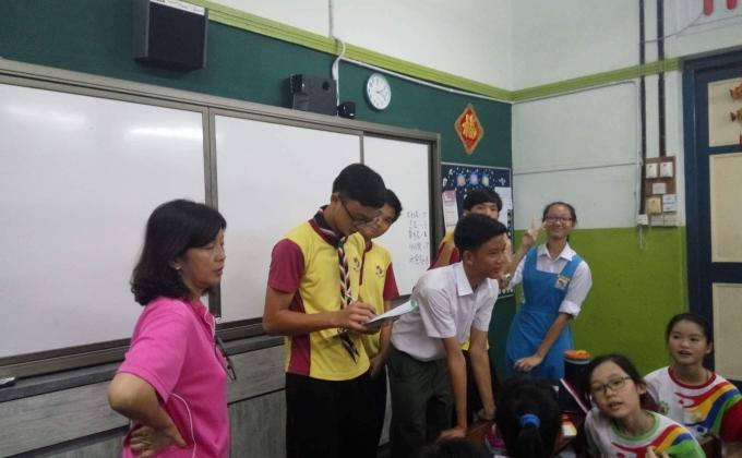 Teach the students about Scouting.
