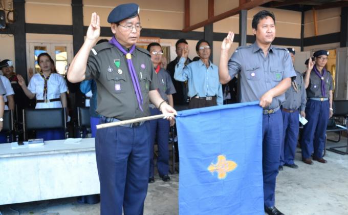 INVESTITURE OF ASST. DISTRICT COMMISSIONER(s) AND GUIDES(S)
