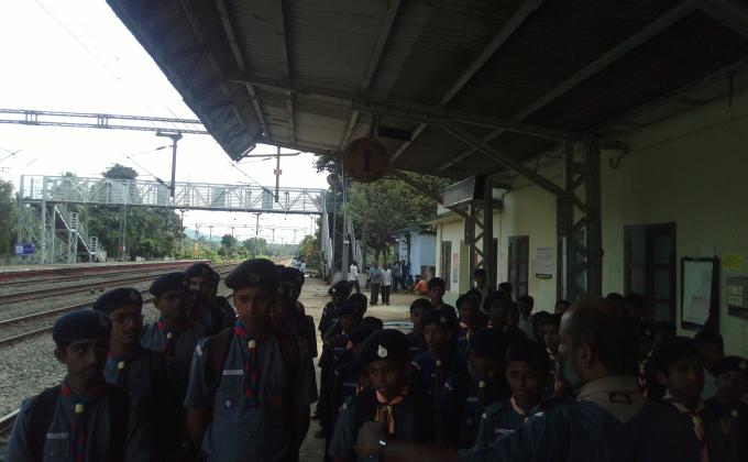 sanitation program with parli railway station (indian railways)
