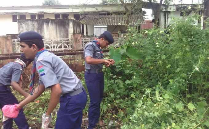 sanitation program with parli railway station (indian railways)