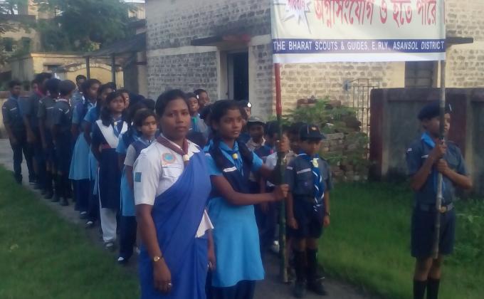 crackers campaingning rally  in Asansol District Andal Local Association