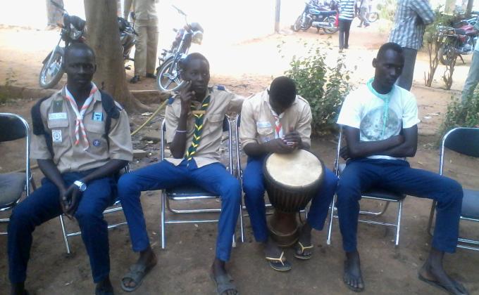 journée porte ouverte des Scouts universitaire de l'université Abdou Moumouni de Niamey (Niger)