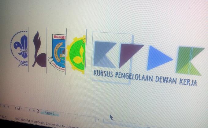 mendesain logo KPDK kwarcab Tangsel