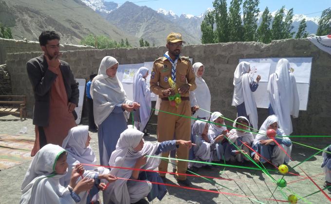 7th Mop Road show in local community AL.ABBASS school of Skardu.