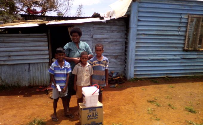 Distribution of Food Rations to the victims of TC Winston in Lautoka, Fiji