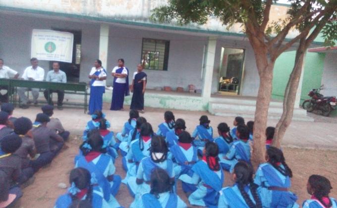 Rajyapuraskar test camp at cheyyar district Tamilnadu