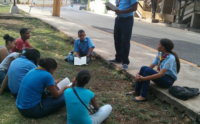 JORNADA DE LECTURA EN VOZ ALTA, Grupo Scout #2 - Fray Paulino Dominguez