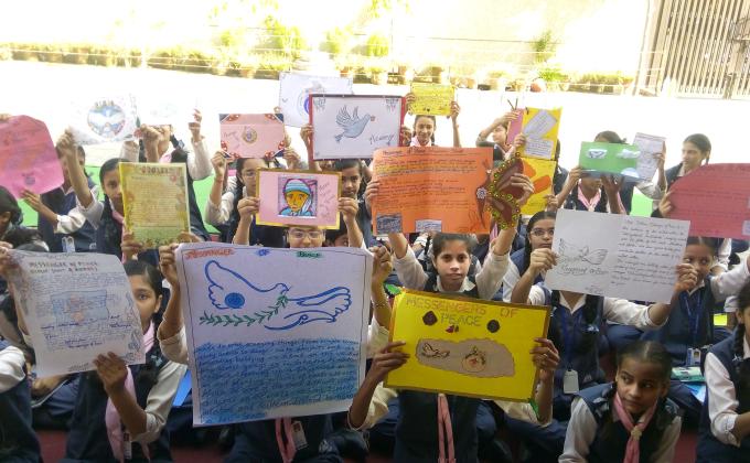 पोस्टर प्रतियोगिता एवं स्काउटिंग की सामान्य जानकारी शिविर।