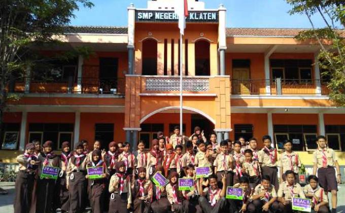 International Day of Peace Bersama Pramuka Espegha Klaten