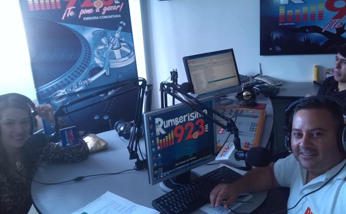 promoción de todos los eventos de los ciclos institucionales scouts y de los programas mundiales. por la emisora RUMBERISIMA 92.3 FM