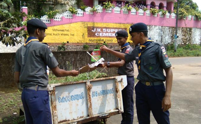  cd project in cleaning of kodenchery grama panchayath