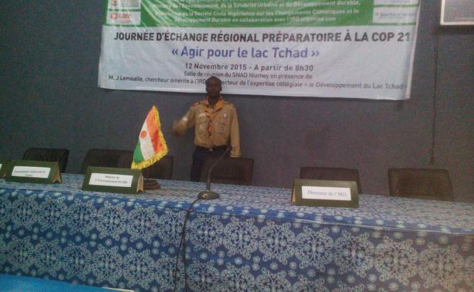 journeé d'echange regional preparatoire a la COP21 " AGIR POUR LE LAC TCHAD"