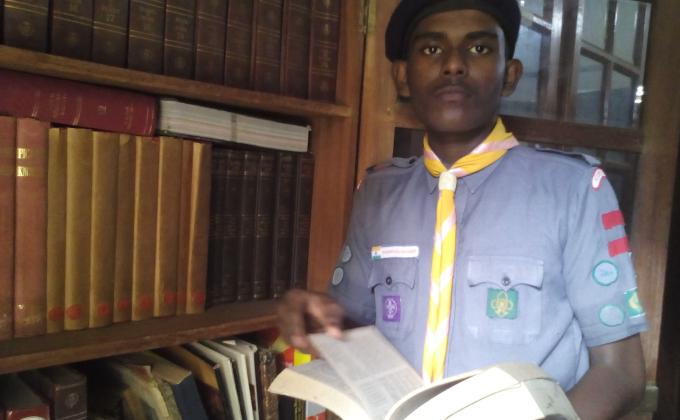 ksbsg\ Arranged & cleaned the Library - '36 HOURS SERVICE PROJECT'