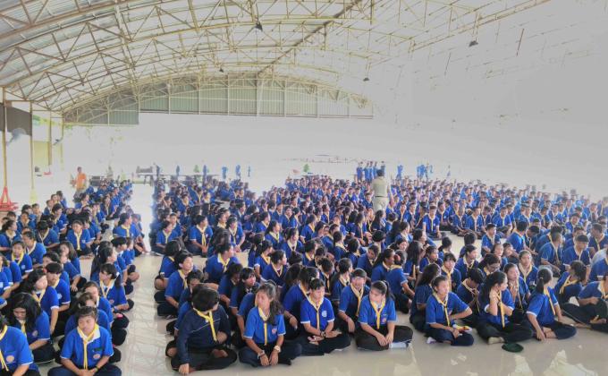 โครงการอยู่ค่ายพักแรมและพิธีประจำกองลูกเสือวิสามัญ