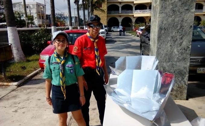 demostracion de cocina solar