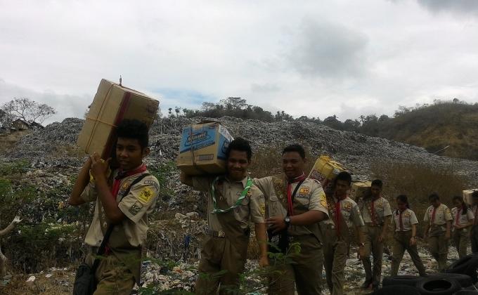 Clothes Distribution to Ticket To Life troop