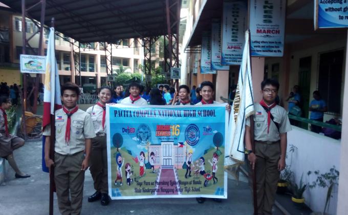 Boy Scouts of the Philippines support "Brigada Eskwela" 2016