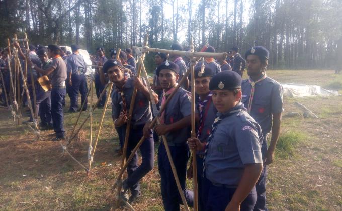 स्टेट लेवल पायनरिंग कम एस्टिमेशन कैंप में इण्डियन स्काउट/गाइड ग्रुप (स्वतंत्र)  ने किया सफल प्रतिभाग।