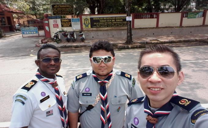 Scout school visit