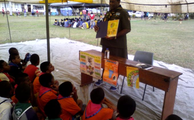 HEALTH EDUCATION AT 9TH FIJI NATIONAL CAMBOREE 2016