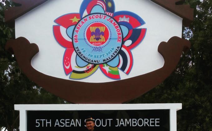 Jambori ASEAN Ke-5 2016 di Kem Pengakap Tengku Muhammad Ismail, Kuala Terengganu.