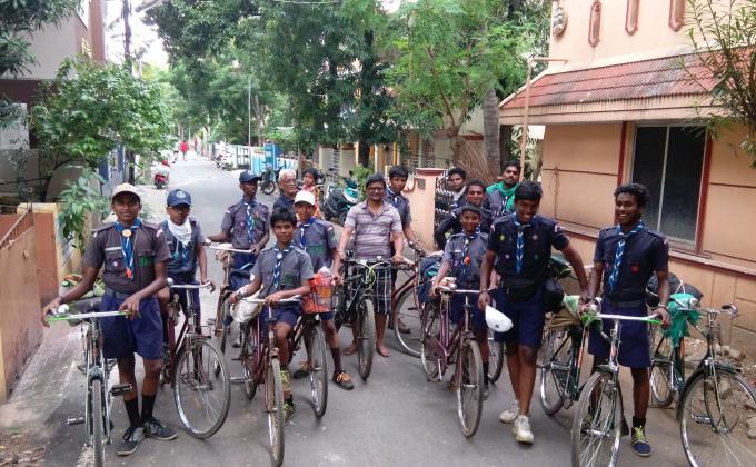 cycling to thandalam