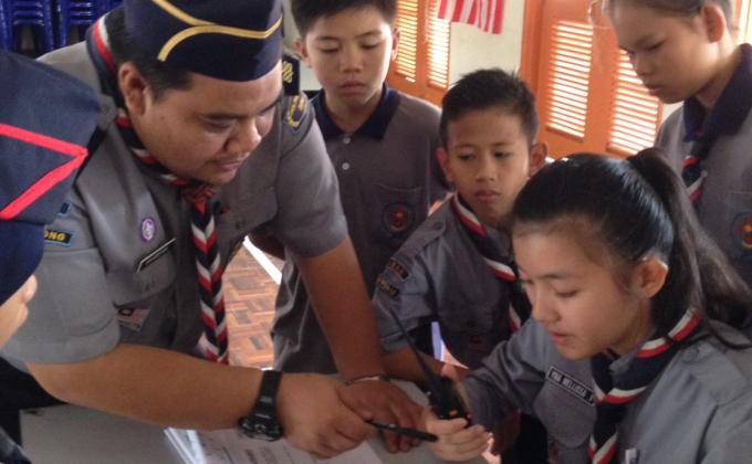 59th Jamboree on the Air (JOTA) sub station 9M6GAS Keningau, Sabah