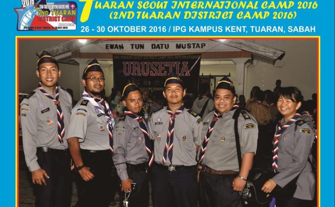 Pengakap kemabong di perkhemahan ke 2 daerah tuaran antarabangsa