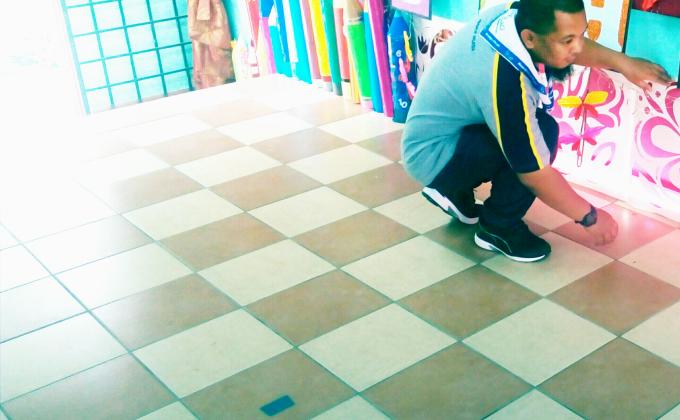 Persiapan pentas Hari Anugerah Kcemerlangan.