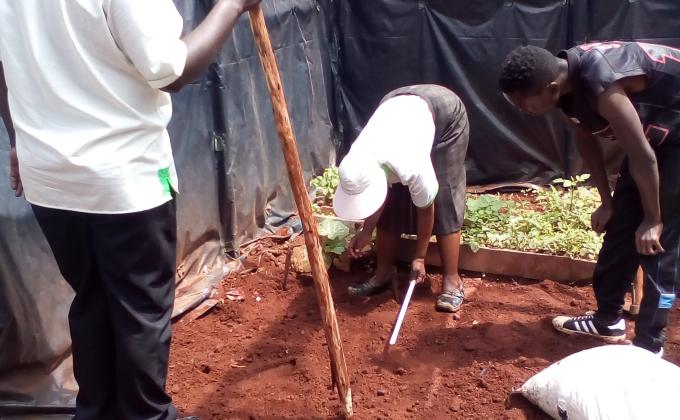 Food for life Project - Learning on Economical use of small space for food production