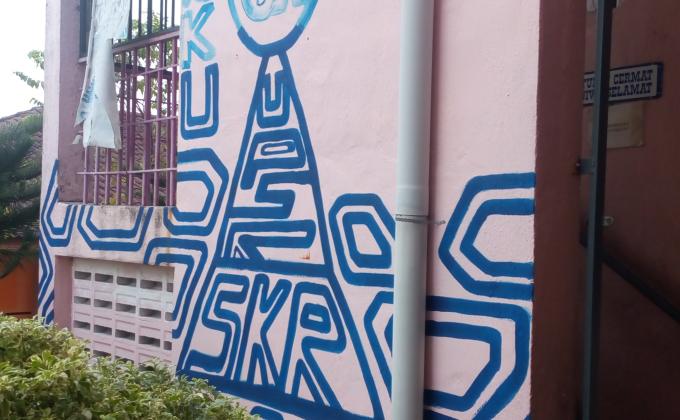 Mural motivasi.