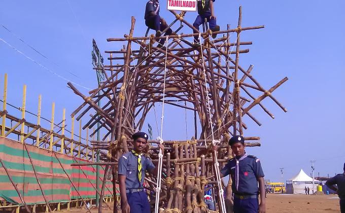 State Gate Making in 17th National Jamboree, Mysuru (Karnataka)
