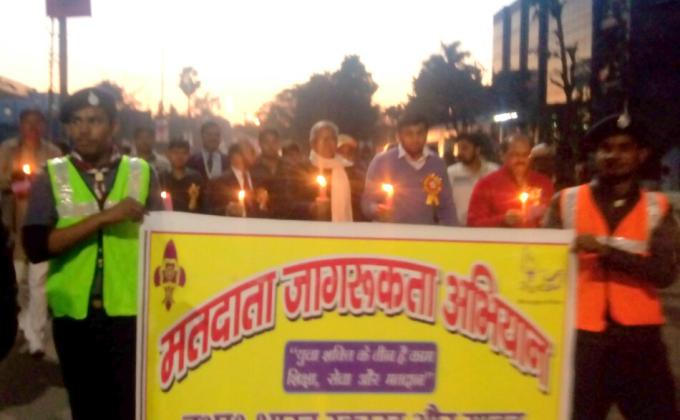 Candle March for Voter Awareness