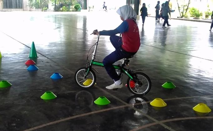 latihan berbasikal