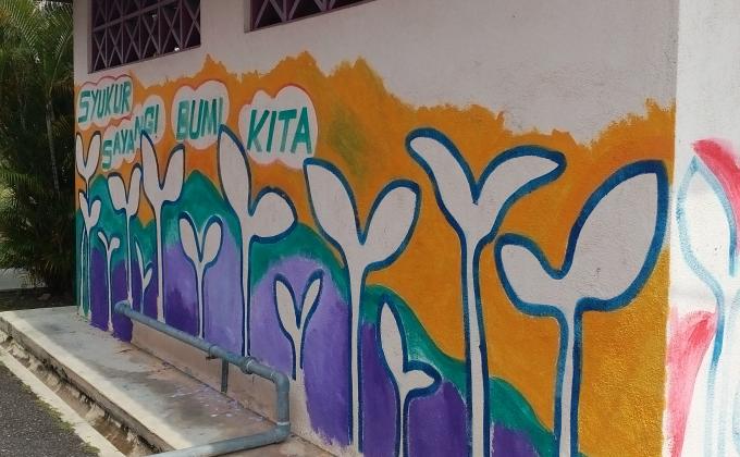 Kerja-kerja mewarna.